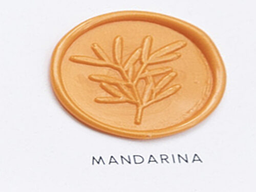 Lacre Adhesivo Mandarina