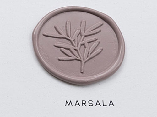 Lacre Adhesivo Marsala