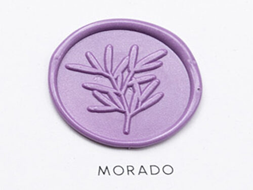 Lacre Adhesivo Morado