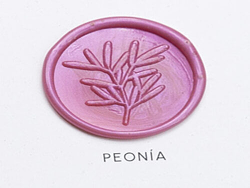 Lacre Adhesivo Peonia